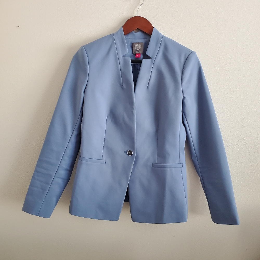 Vince Camuto Light Blue Blazer Size 4